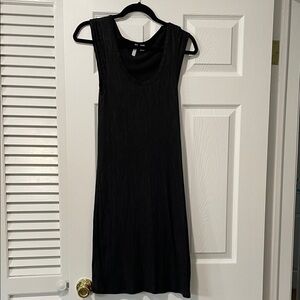 Old Navy Black Midi Dress